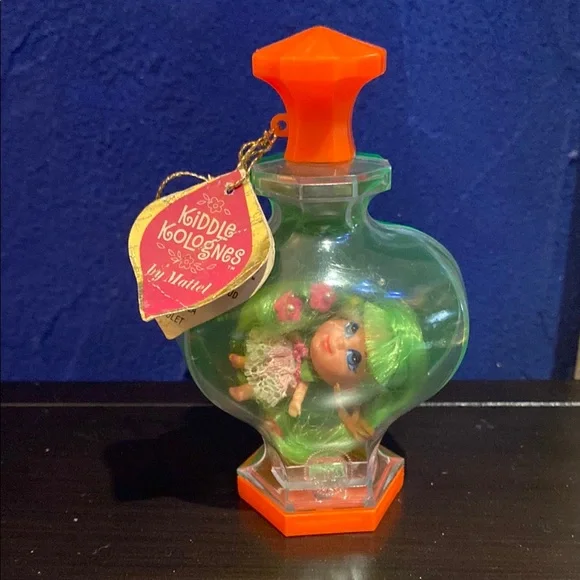 Mattel Kiddles Kologne with Apple Blossom Doll Orange and Green Design - Picture 1 of 9